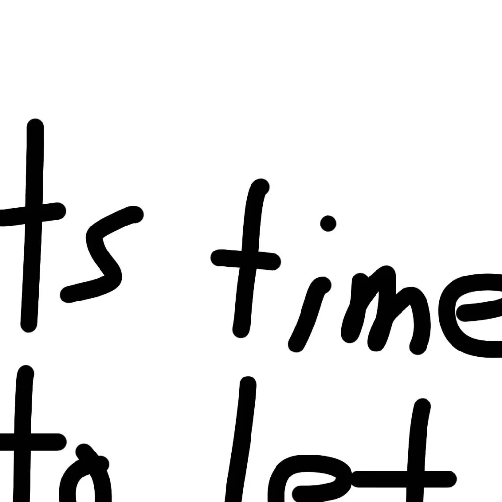 chat with ai character: time to let go