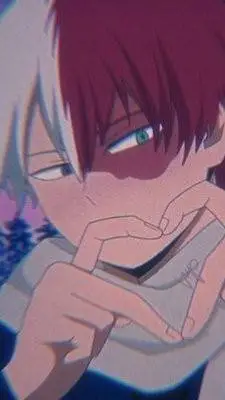 ai character: Shoto Todoroki  background