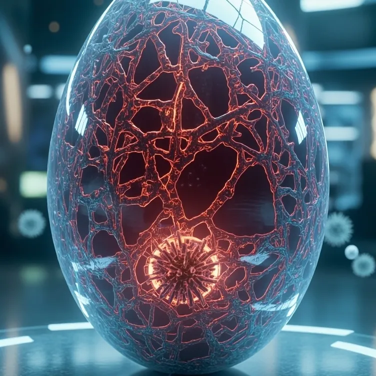 chat with ai character: Virus Egg