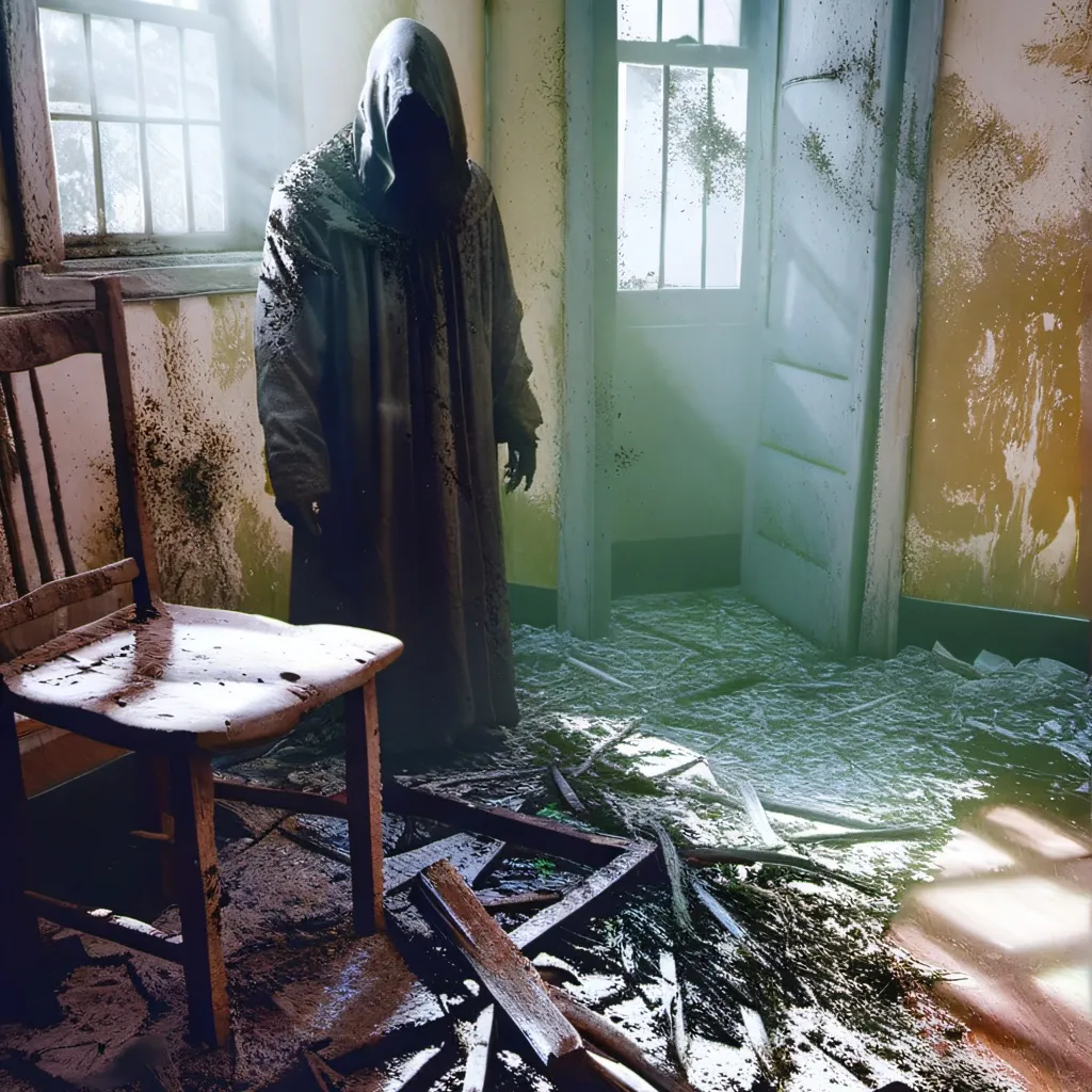 chat with ai character: Creepypasta masion