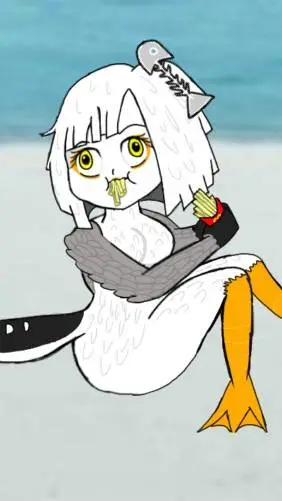 ai character: Megan Seagull  background