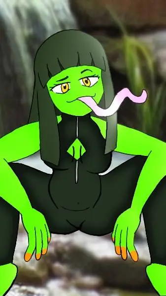 ai character: Lilly Frog background
