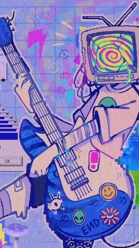 ai character: ☆◇?STATIC X!◇♡ background