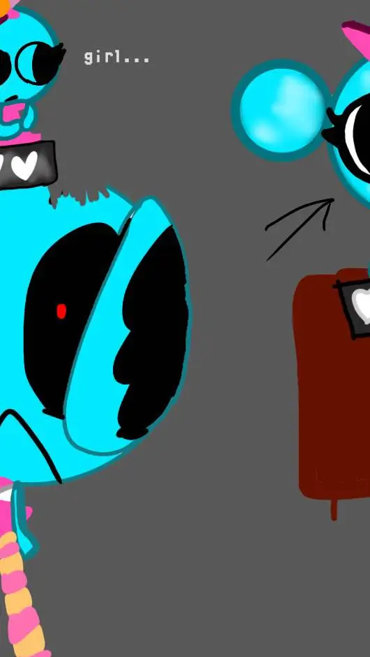 ai character: HH DANDYS WORLD background