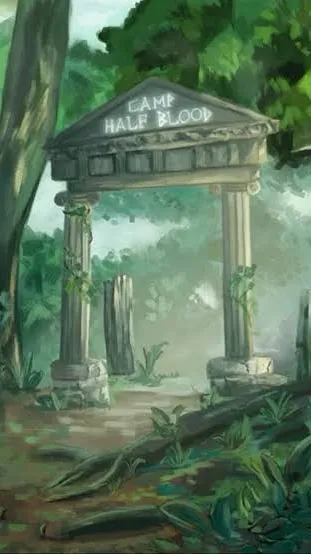 ai character: Camp Half Blood background