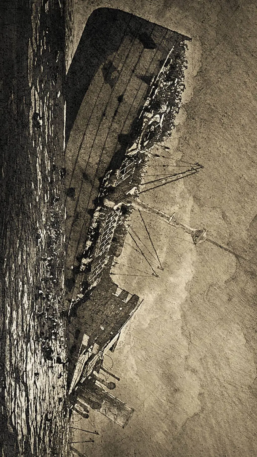 ai character: SS Lisbon Maru background