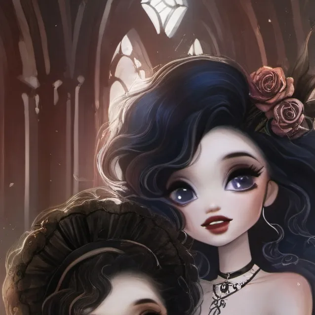 chat with ai character: goth and gothia 