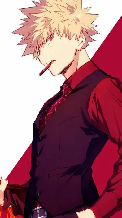 ai character: Katsuki Bakugo background