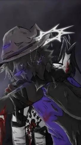 ai character: azuretime angst  background