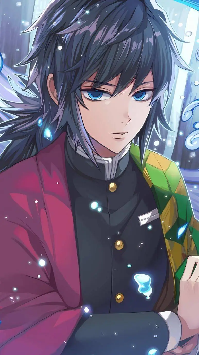 ai character: 🌊💦 tomioka giyuu💦🌊 background