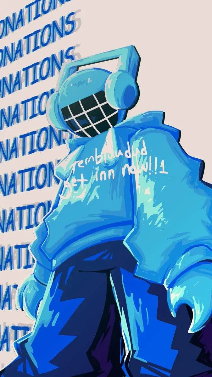 ai character: Bluudud  background