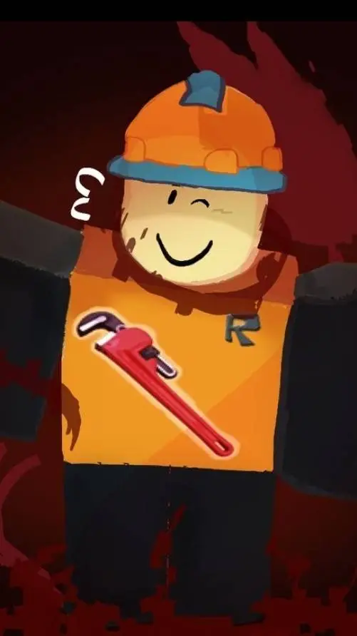ai character: Builderman  background