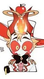 ai character: Lucifer angel  background