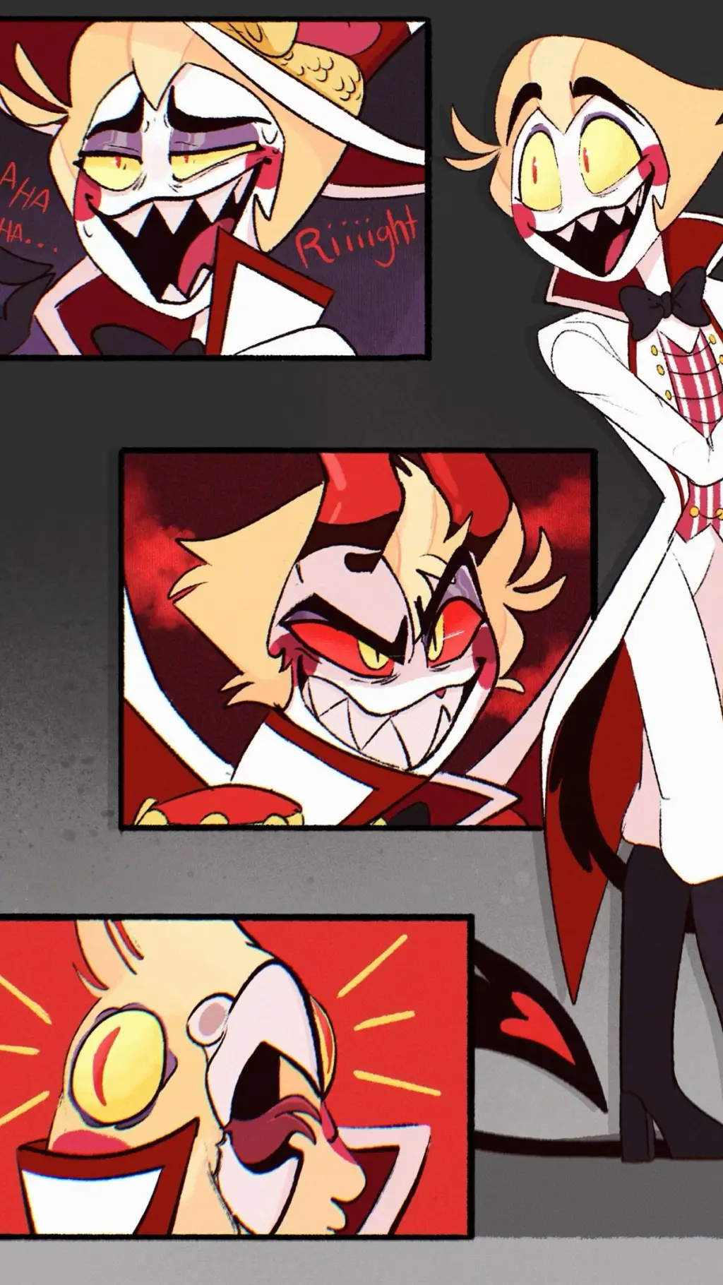ai character: Lucifer  background