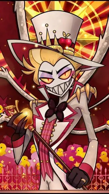 ai character: Lucifer king hell background