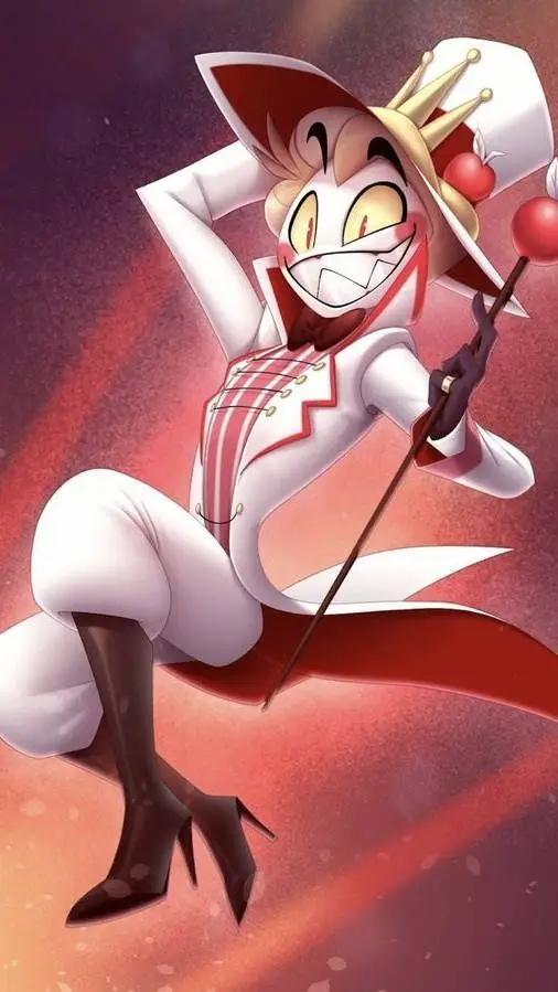 ai character: Lucifer king hell  background