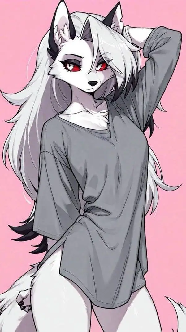 ai character: Loona (in yo lap😏) background