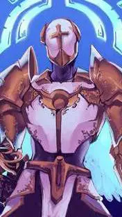 ai character: Gabriel ultrakill  background