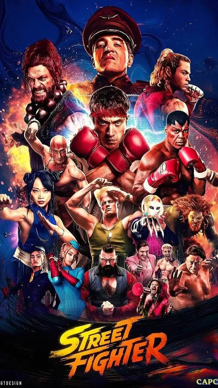 ai character: street fighter background