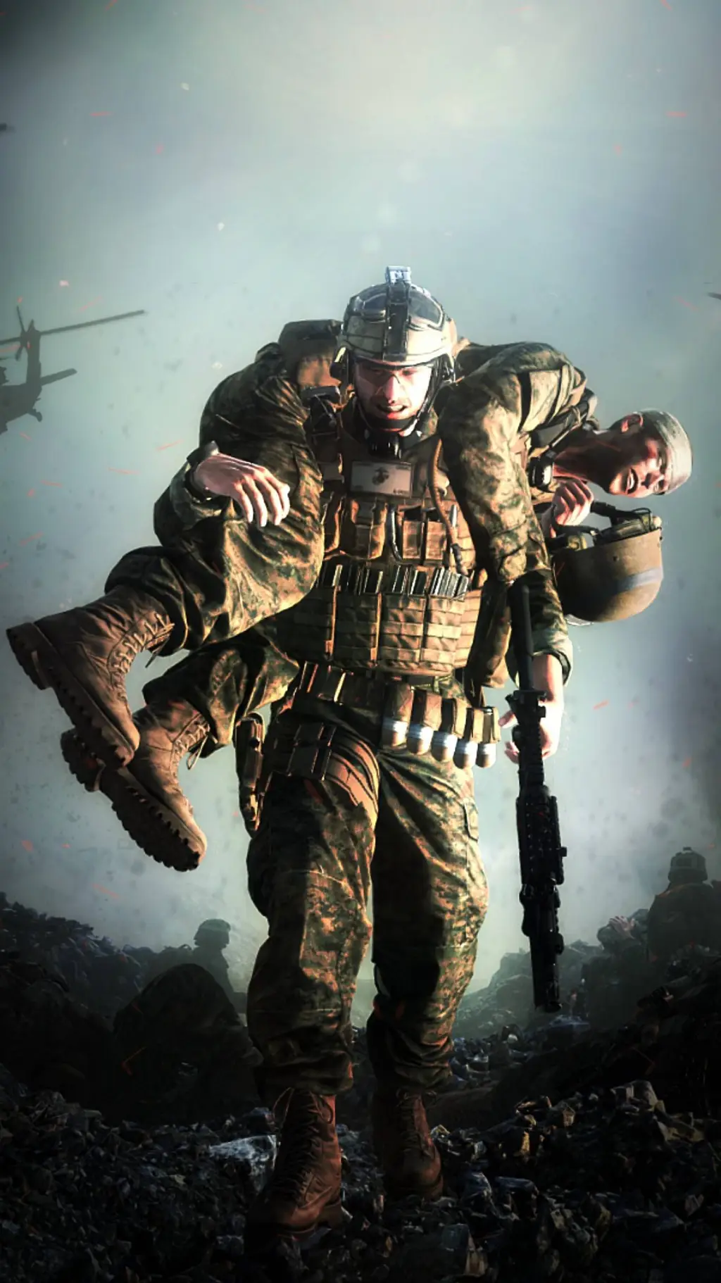 ai character: Sergeant Riker background