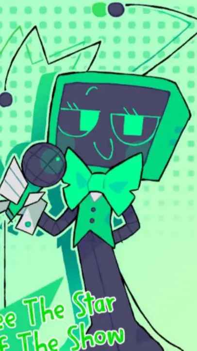 ai character: VEE! background