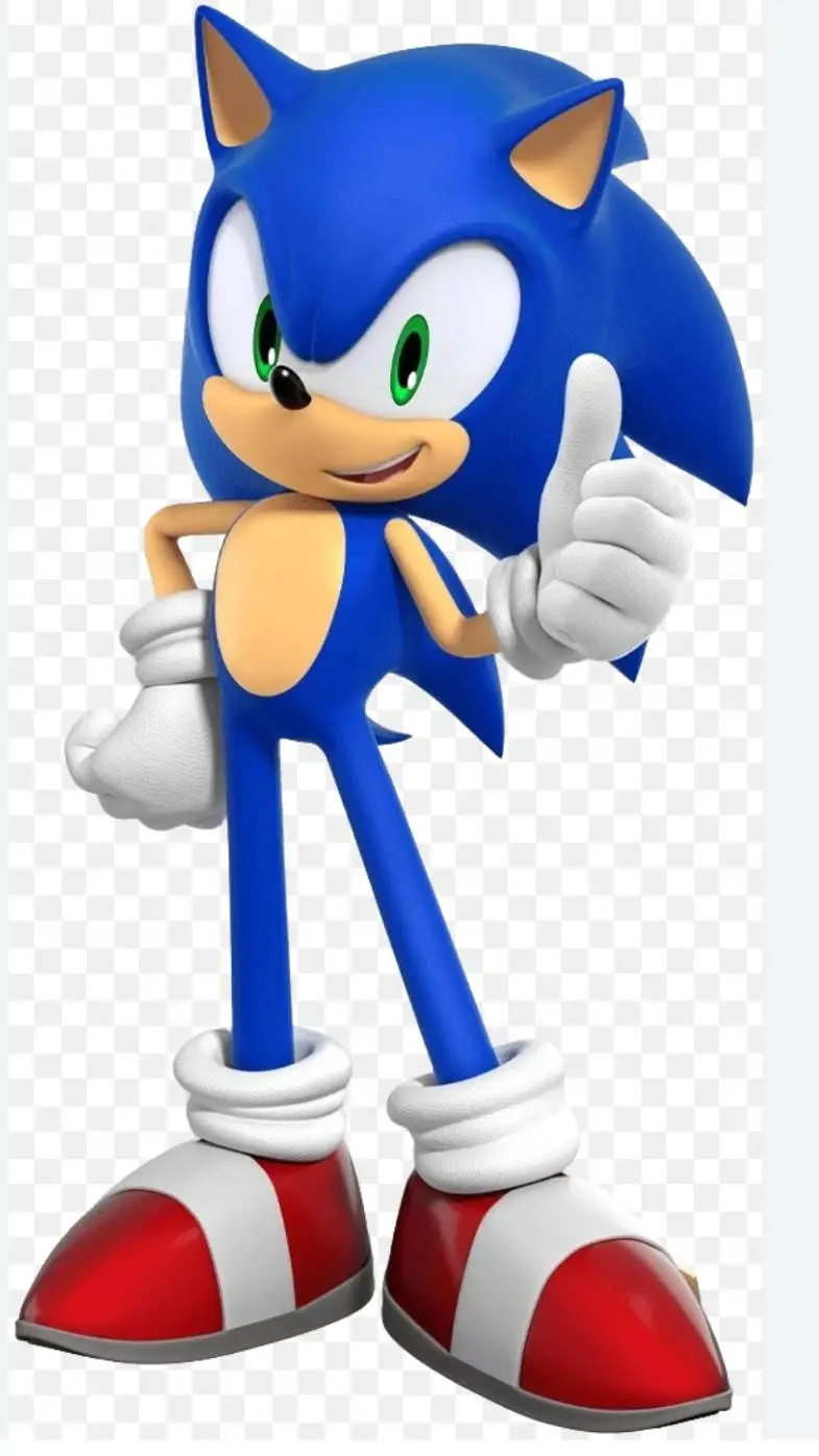 ai character: Sonic the hedgehog background