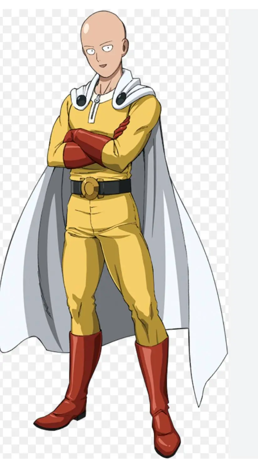 ai character: saitama background