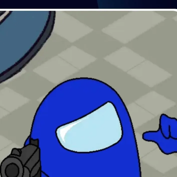 chat with ai character: Blue from among Us