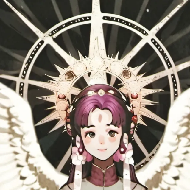 chat with ai character: purple god