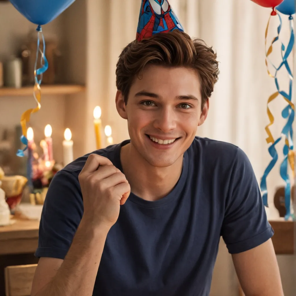 chat with ai character: Spiderman Birthday