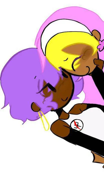 ai character: human flowerpop!  background