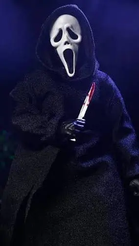 ai character: Ghostface background