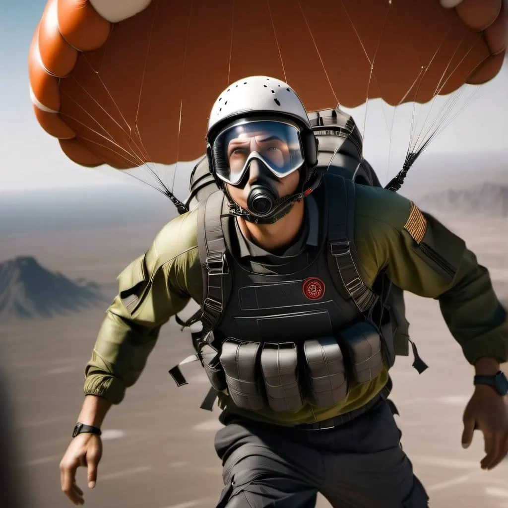 chat with ai character: Parachute Game