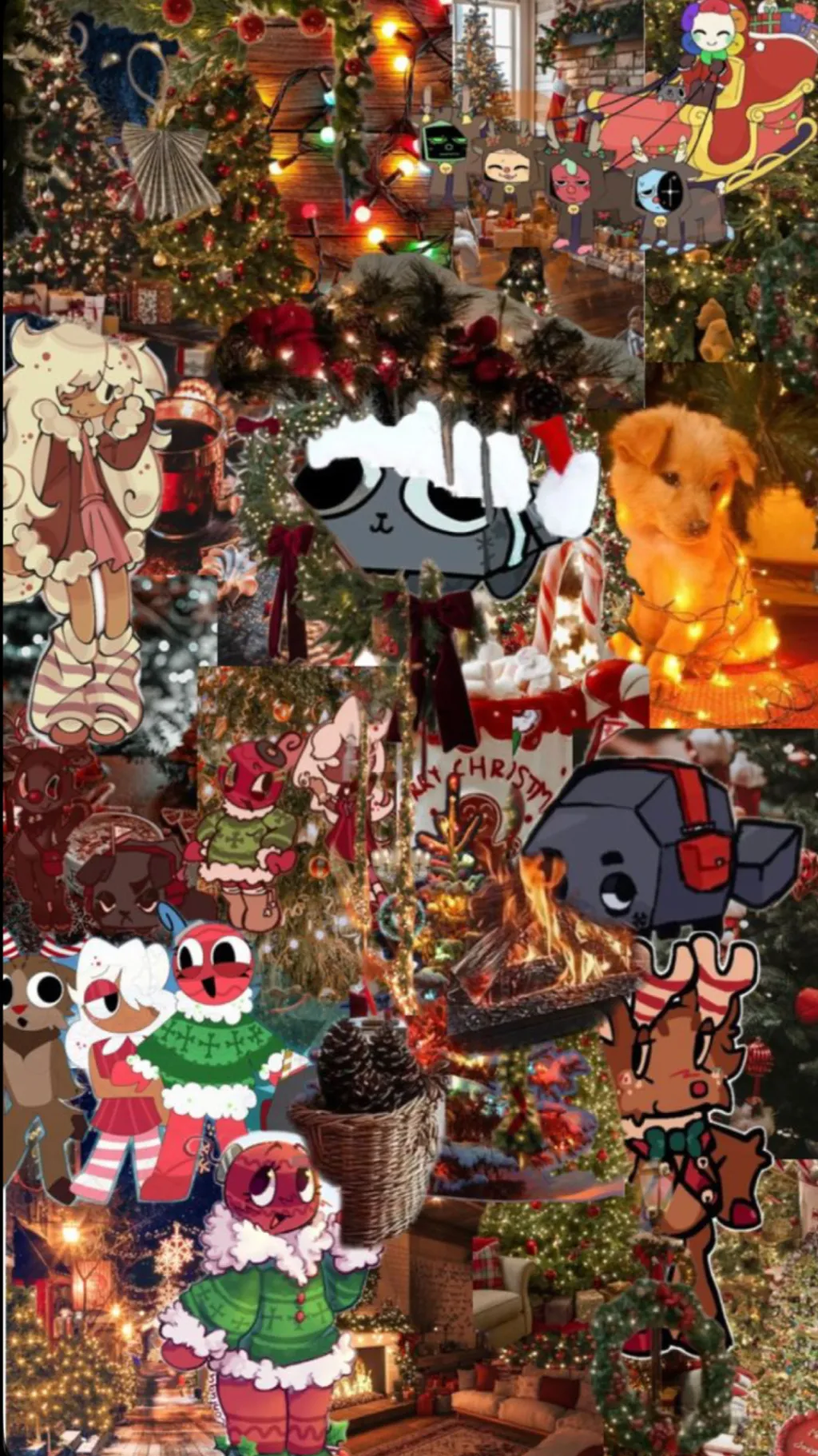 ai character: DW XMASS🎄❤️ background
