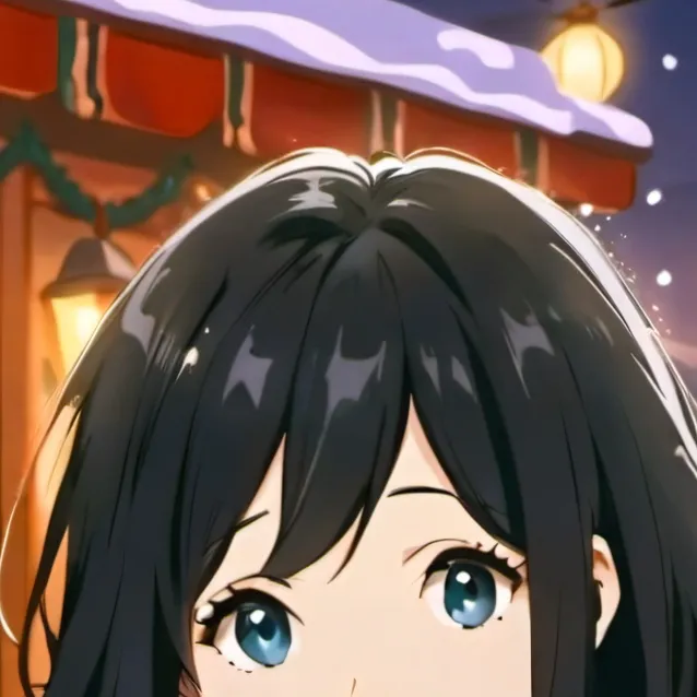 chat with ai character: your Christmas GF!