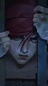 ai character: Vi/Violet  background