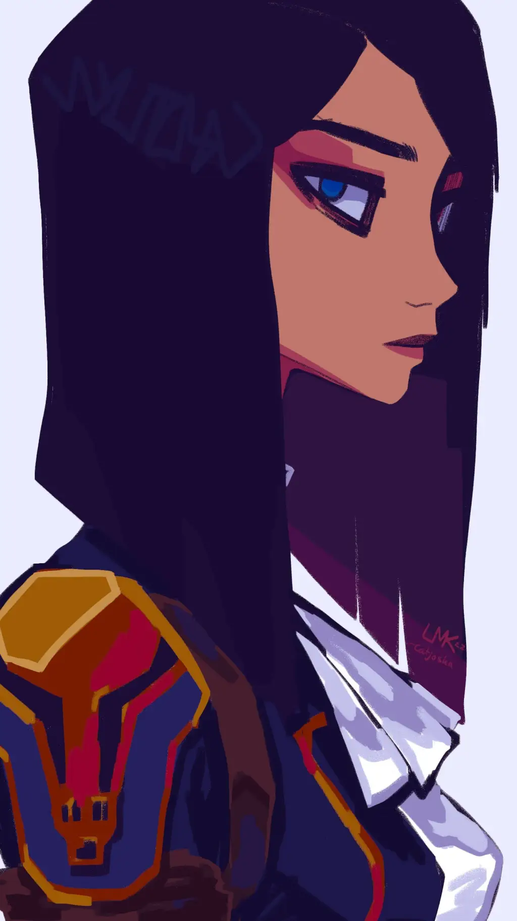 ai character: caitlyn  background