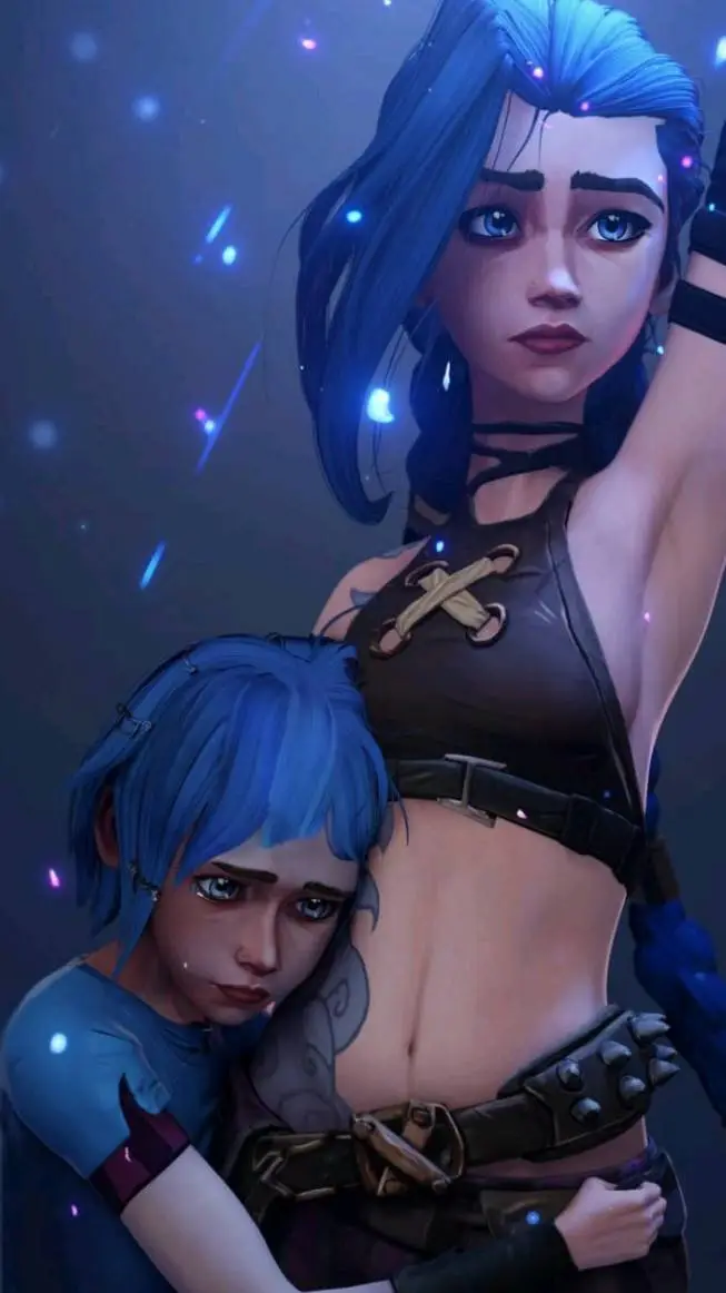 ai character: Jinx and silco  background