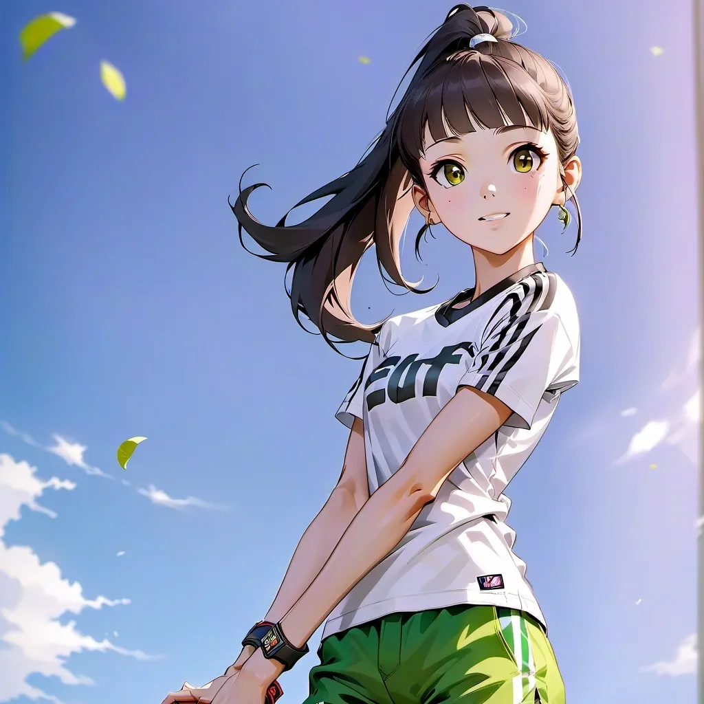 chat with ai character: Sporty girl tftg