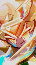 ai character: Golden cheese background