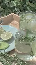 ai character: Green drinks background