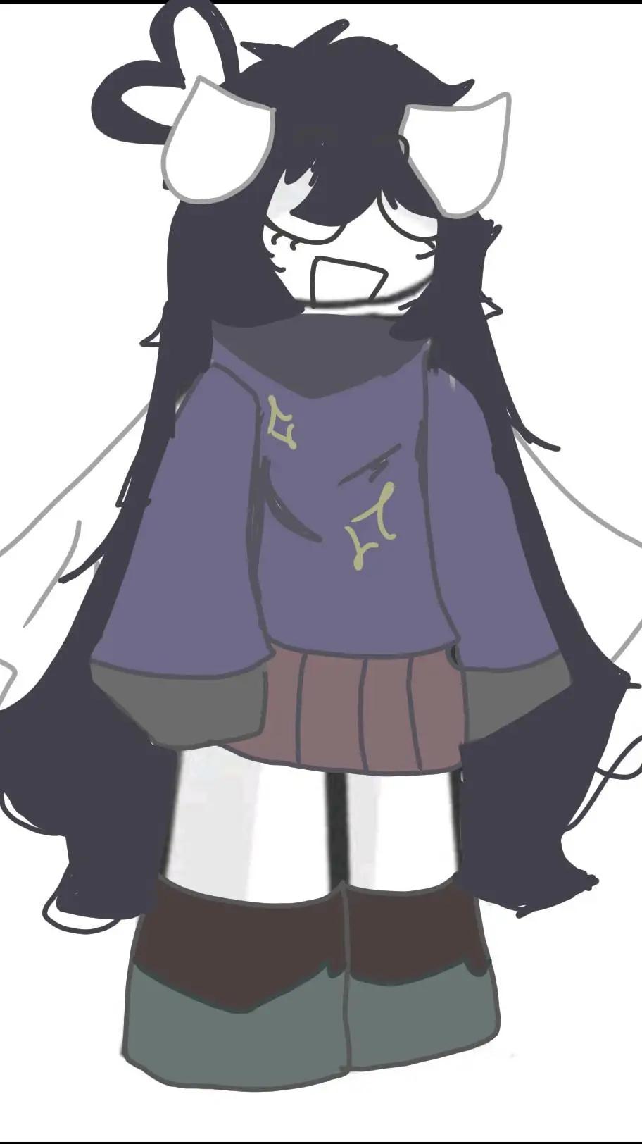 ai character: my drawing :3 background