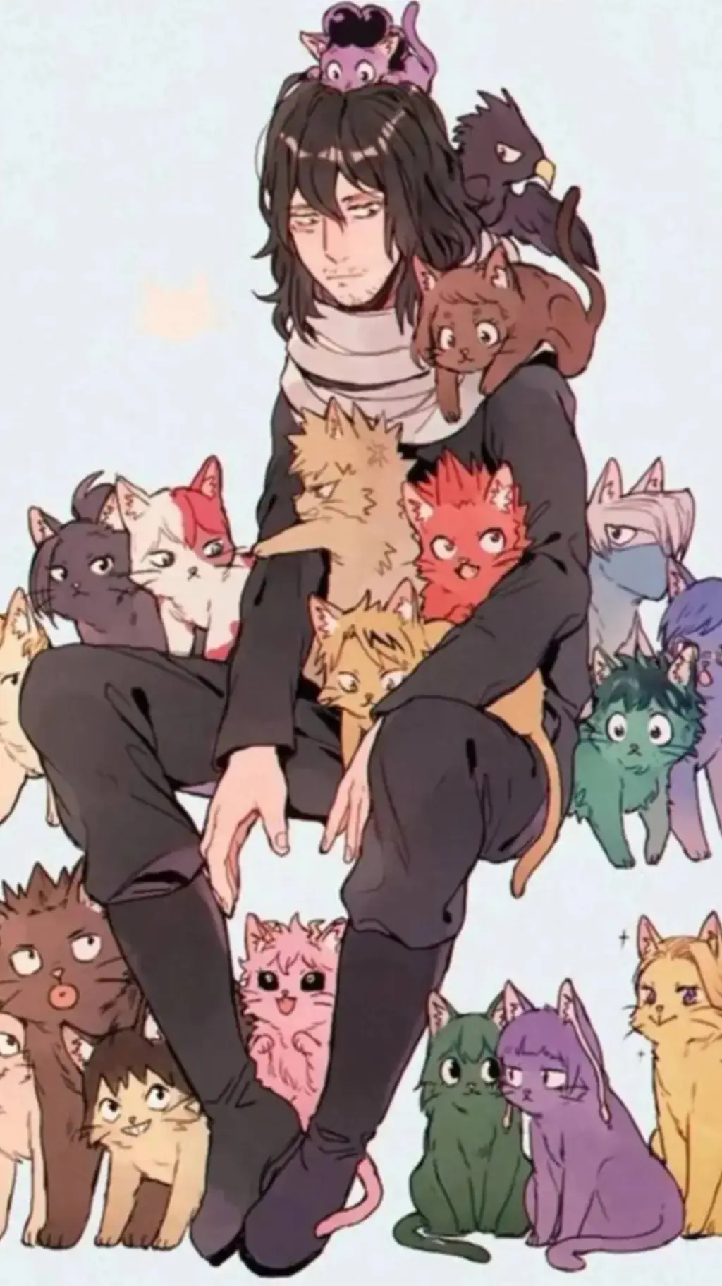 ai character: Class 1-A Mha!!! background