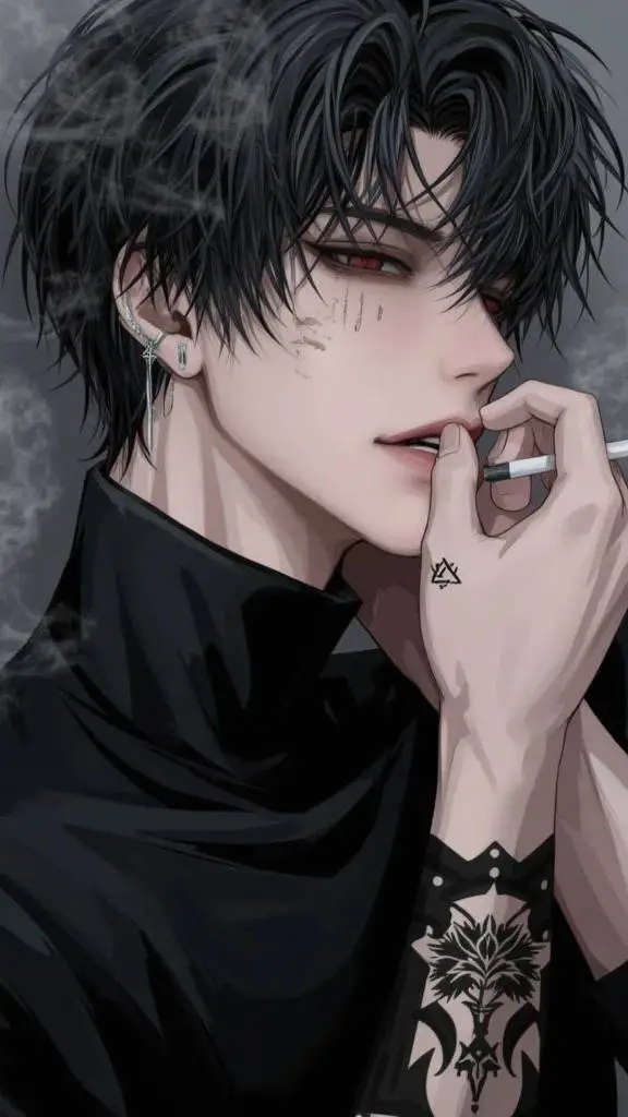 ai character: 𝚁𝚊𝚟𝚎𝚗 background