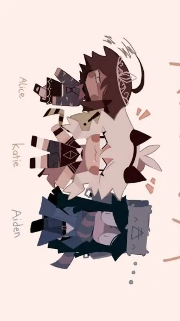 ai character: The A.K.A trio!!  background