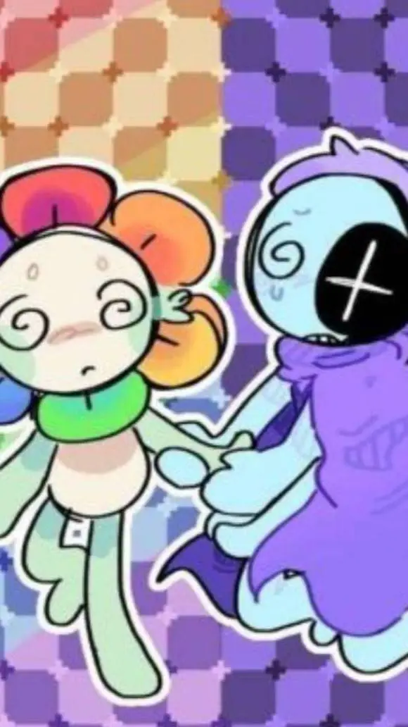 ai character: Moonflower HOLY S- background