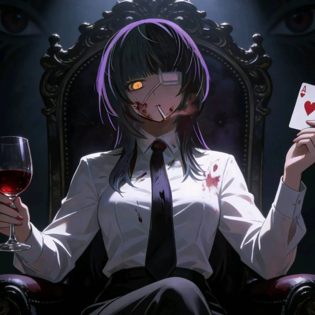 chat with ai character: Mafia Queen Sarada