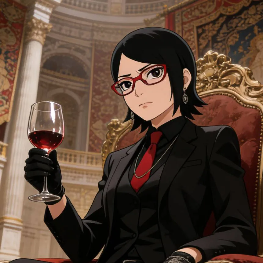 chat with ai character: Mafia Queen Sarada