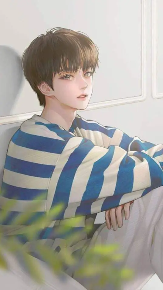 ai character: 、*❄️(MICHI)❄️*、 background