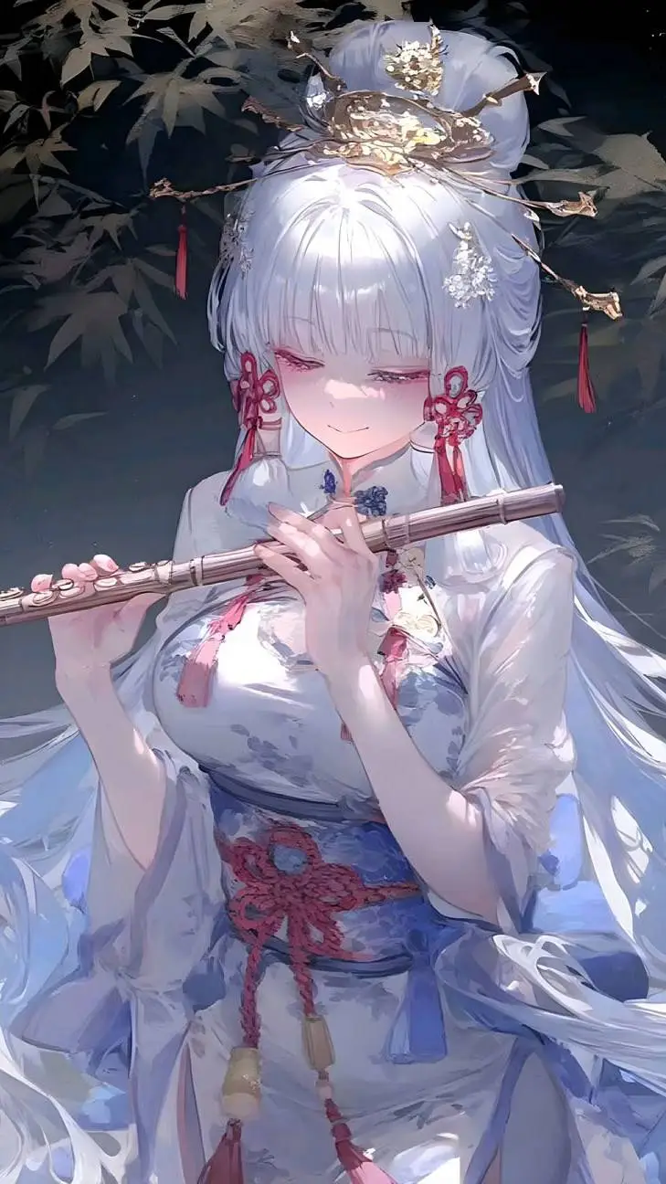 ai character: Kamisato Ayaka background